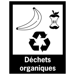 Signalétique Recyclage Déchets Organiques