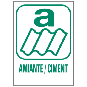 Panneau Déchetterie - Amiante / Ciment