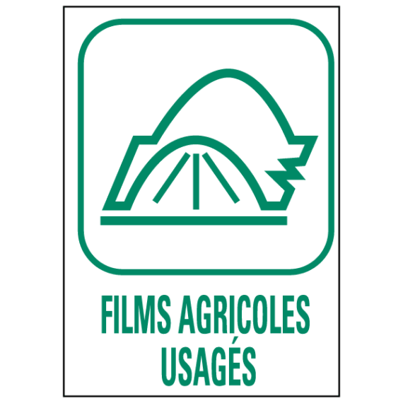 Panneau Déchetterie Films Agricoles Usagés