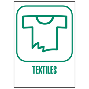 Panneau Déchetterie Textiles
