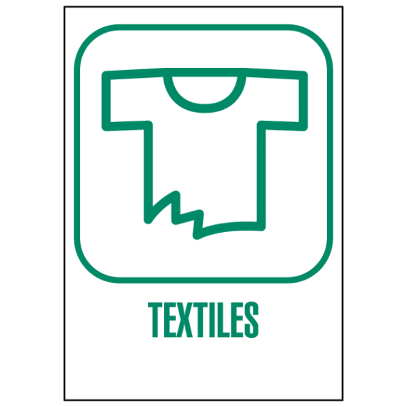 Panneau Déchetterie Textiles