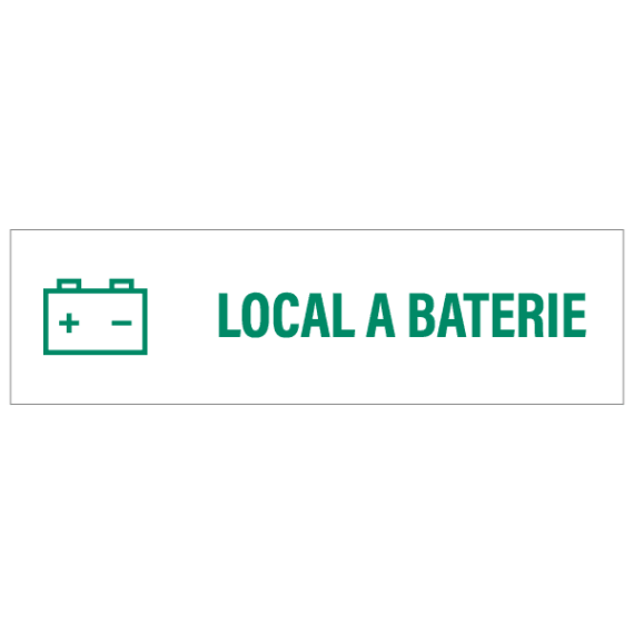 Panneau Déchetterie Local à Batterie