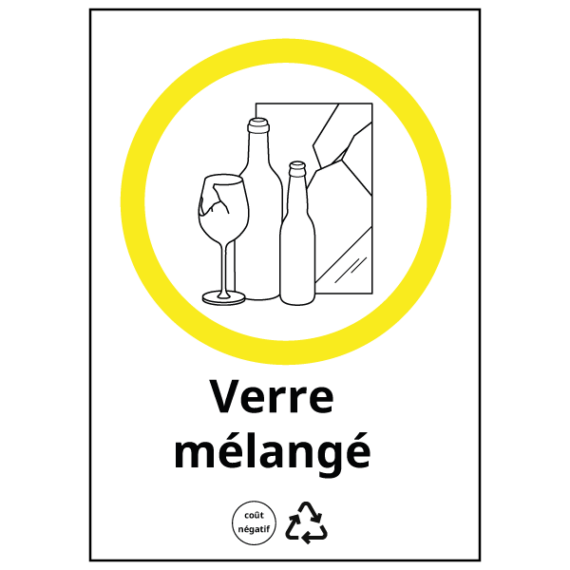 Panneau Verre Mélangé