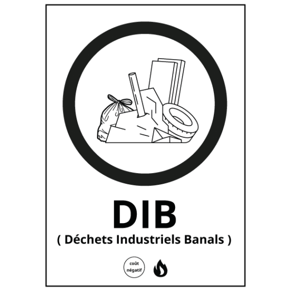 Panneau DIB (Déchets Industriels Banals)