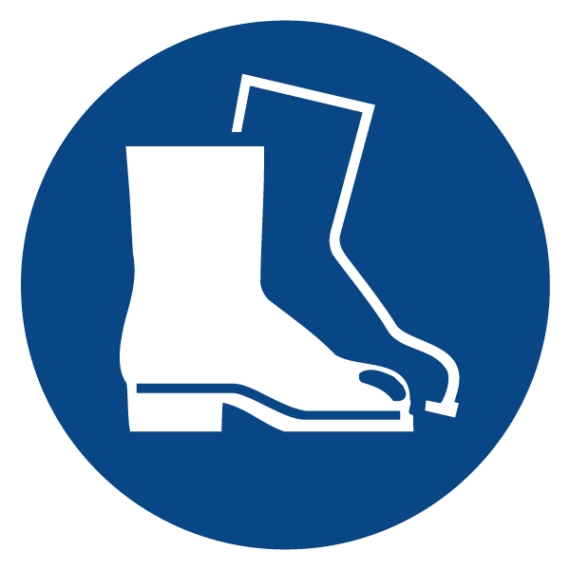 Signalétique Chaussures de Sécurité Obligatoires ISO 7010 - M008