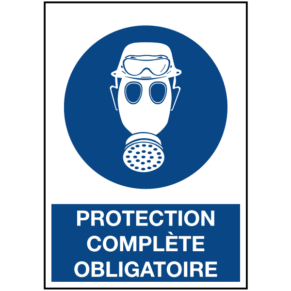 Signalétique Protection Complète Obligatoire ISO 7010