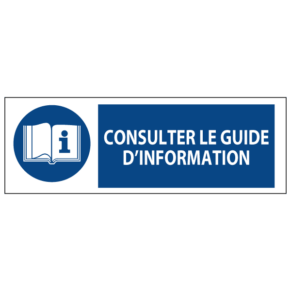 Signalétique Consulter le Guide d'Information ISO 7010