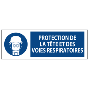 Signalétique Protection de la Tête et des Voies Respiratoires ISO 7010