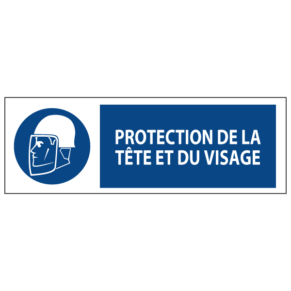 Signalétique Protection de la Tête et du Visage ISO 7010