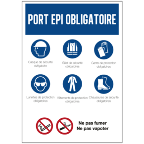 Consigne Port des EPI Obligatoire ISO 7010