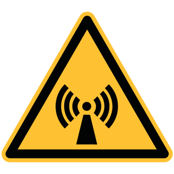 Signalétique Radiations Non Ionisantes ISO 7010 - W005