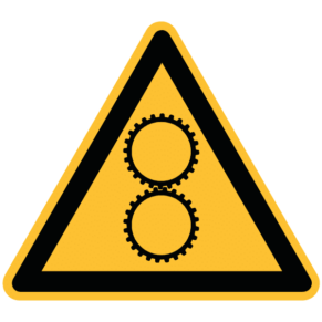 Signalétique Danger d'Écrasement ISO 7010