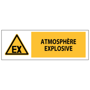 Panneau Atmosphère Explosive ISO 7010