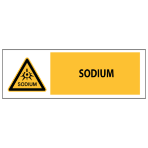Panneau Sodium ISO 7010