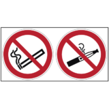 Consigne de Sécurité Interdit de Fumer ou de Vapoter ISO 7010