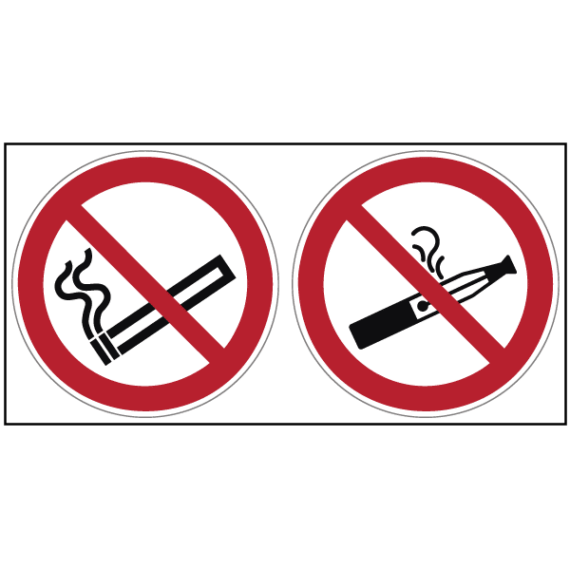 Consigne de Sécurité Interdit de Fumer ou de Vapoter ISO 7010