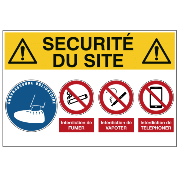 Consignes de Sécurité du Site ISO 7010