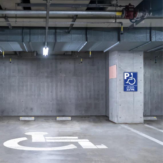 Pictogramme En Cas de Non-Respect, Fourrière PMR-0037