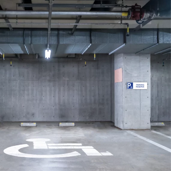 Panneau Parking Réservé PMR PMR-0075