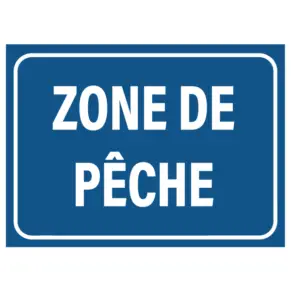 Panneau Zone de Pêche