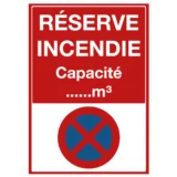 Panneau Réserve Incendie - Capacité