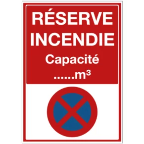 Panneau Réserve Incendie - Capacité