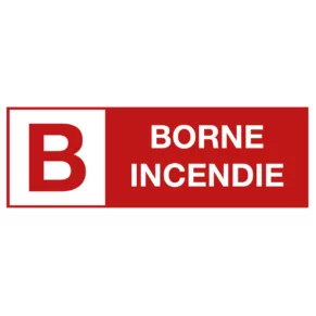 Panneau Borne Incendie