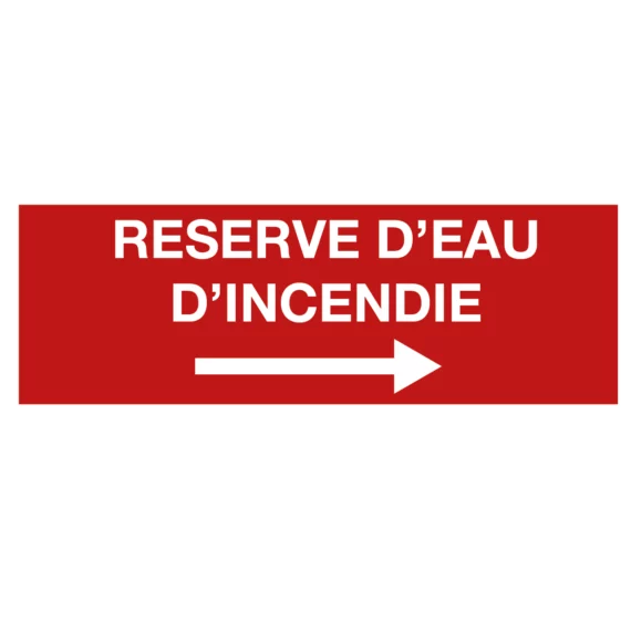 Panneau Réserve d'Eau d'Incendie