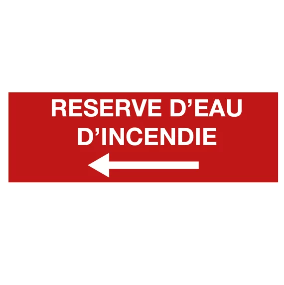 Panneau Réserve d'Eau d'Incendie
