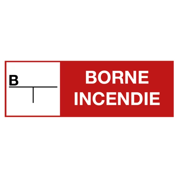 Panneau Borne Incendie