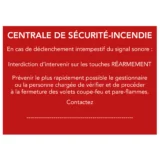 Panneau Centrale de Sécurité Incendie