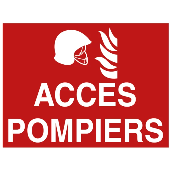 Panneau Accès Pompiers