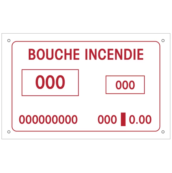 Panneau Bouche Incendie