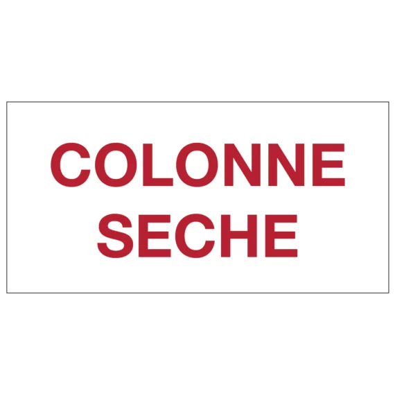 Panneau Colonne Sèche